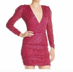 Parker pink sequin dress